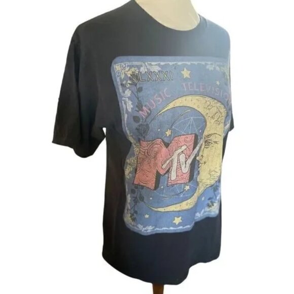 MTV Retro Crescent Moon Tarot Card Tee, Size S/M - Picture 4 of 5